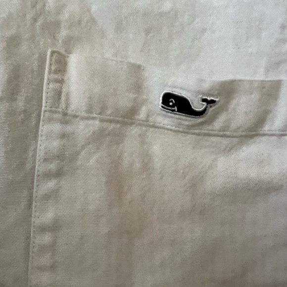 Vineyard Vines Slim Fit Tucker Shirt in White - Size M, 100% Cotton - Picture 3 of 4